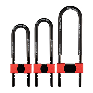 好汉玻璃门锁u型锁商铺防盗锁密码店铺锁免钥匙店面插锁u形密码锁