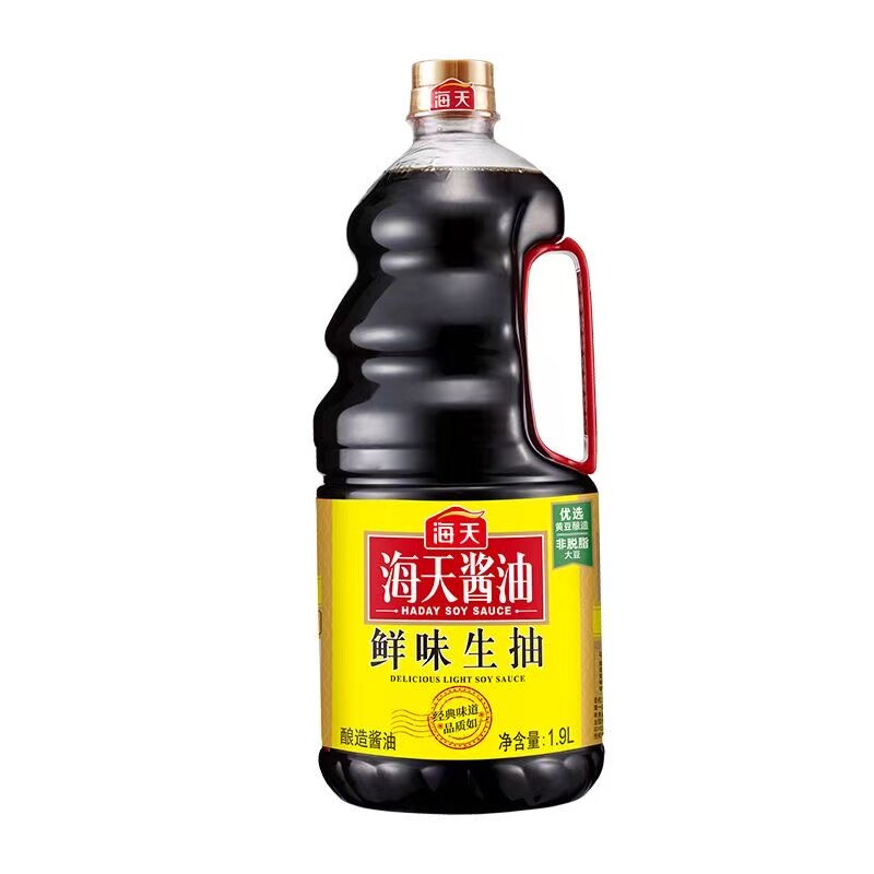 海天鲜味生抽1.9L大瓶装炒拌