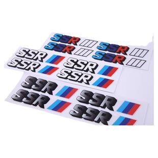 改装SSR轮毂 twinpower turbo透明车贴纸轮圈汽车贴新品推荐