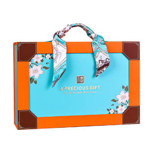 新款滋补品西洋参高丽参三罐装礼品盒石斛灵芝孢子粉双瓶包装盒