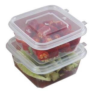 一次性酱料盒调料打包盒蘸料食品级带盖方形分装小料盒子醋辣椒杯