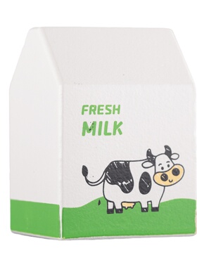 儿童牛奶瓶摄影道具ins木质