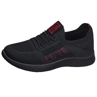 老北京布鞋女款轻便运动鞋黑色工作鞋厚底休闲新款防滑软底妈妈鞋