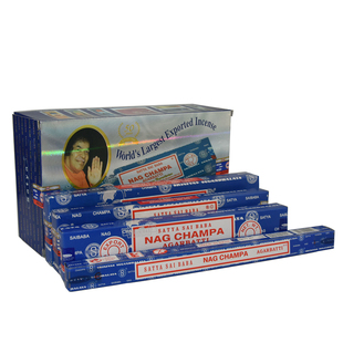 Nag champa赛巴巴印度香正品黄花香檀香进口香薰熏香线香解压天然