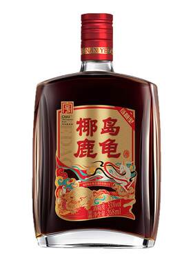 椰岛鹿龟养生酒中华老字号海南非遗特产药食同源268mL中瓶小鹿酒