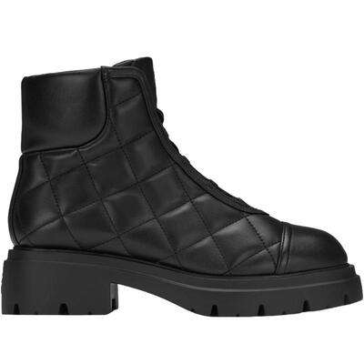 SW冬季圆头厚底短靴女