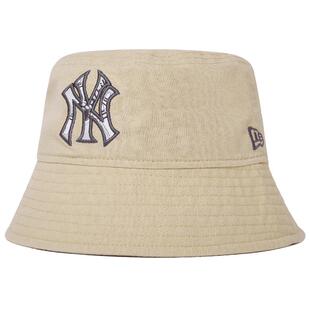 NEW ERA纽亦华MLB刺绣字母简约学院青年遮阳潮流渔夫帽男女同款NE