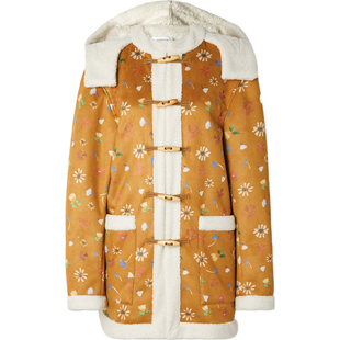 【季末折扣】Rosie Assoulin秋冬女士连帽人造羊毛皮外套