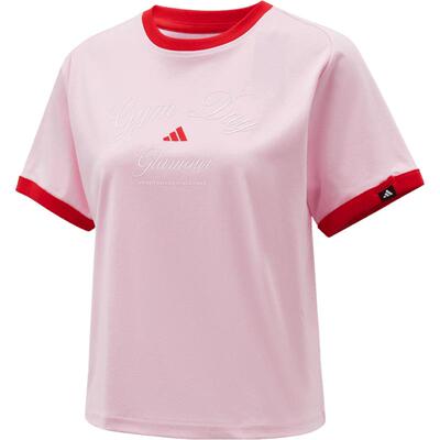 滔搏adidas阿迪达斯女子VERBIAGE 2 Q2运动休闲短袖T恤KB7195