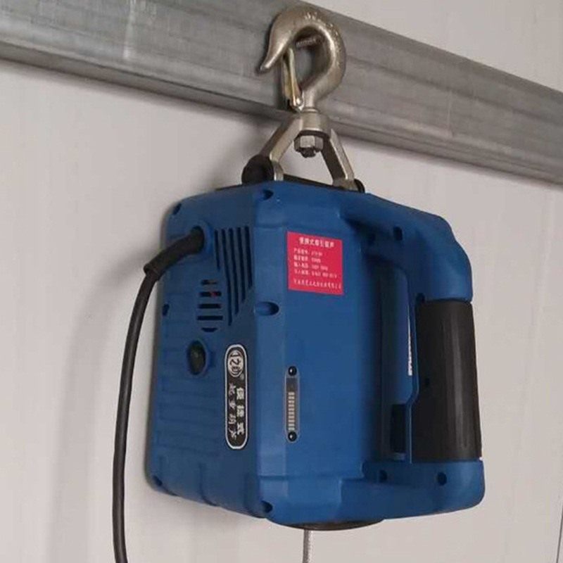 潍坊220v起重牵引用电葫芦小型家用无线遥控吊机 便携式电动葫芦