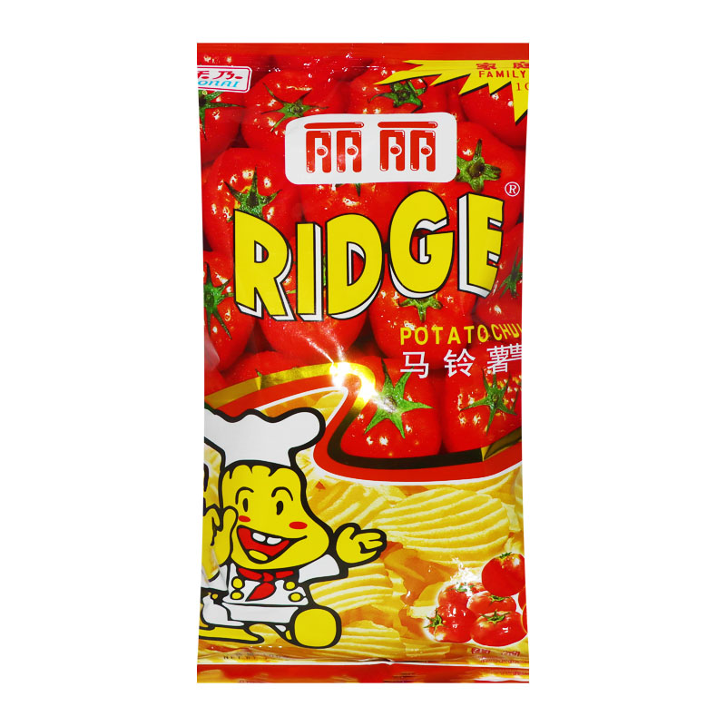 丽丽薯片大包100克解馋超好吃70后80后休闲怀旧零食童年膨化食品