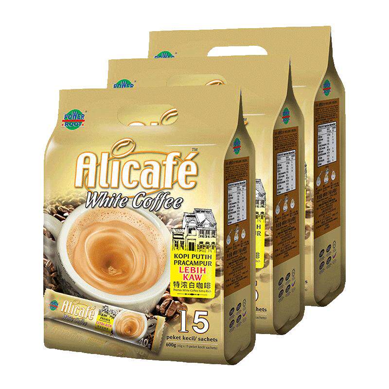 Alicafe啡特力特浓白咖啡18条*4