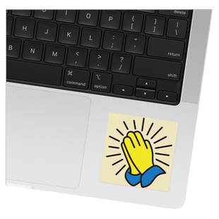 SkinAT 多种手势和表情贴纸 笔记本贴 手机贴纸 表露个性贴纸 社恐贴纸 OK贴 害羞的贴纸 行李贴