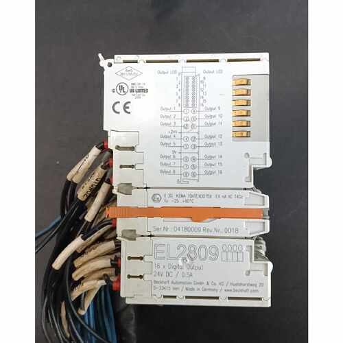 倍福EL2809数字输模块 16路 24V DC/0.5A—议价