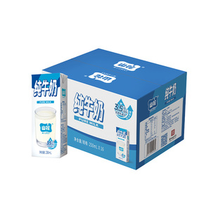 店铺招牌贵州特产山花纯牛奶250ml*16盒浓郁醇厚贵州老字号