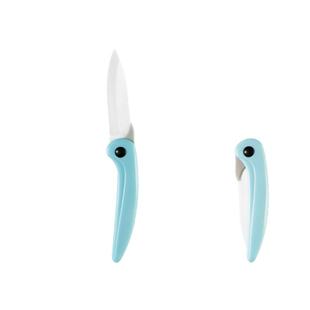 折叠小刀水果刀家用便携小巧瓜果削皮刀切肉随身陶瓷刀宿舍工具