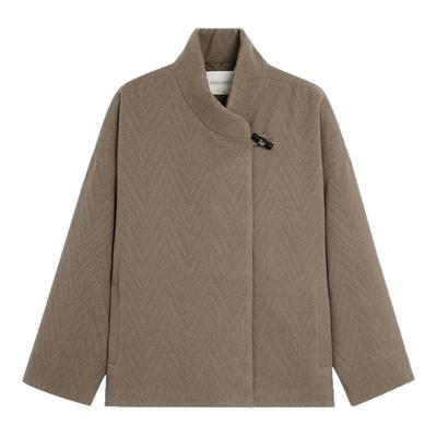 bodydream绗棉毛呢短款大衣