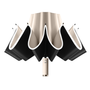 全自动反向雨伞男士简约带灯晴雨两用大号加固抗风防风遮阳太阳伞