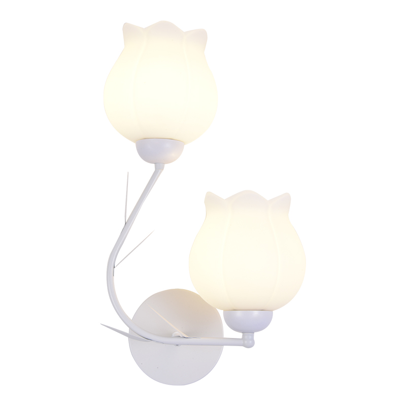 法式田园奶油风主卧室床头氛围壁灯公主房客厅背景墙楼梯装饰灯具