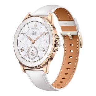 适用于荣耀亲选手表2e表带真皮腕带新款ROSSINI智能运动女士高级感休闲商务18MM手表皮质配件替换带夏