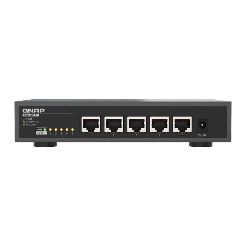 新品QNAP5口万兆电口五速交换机