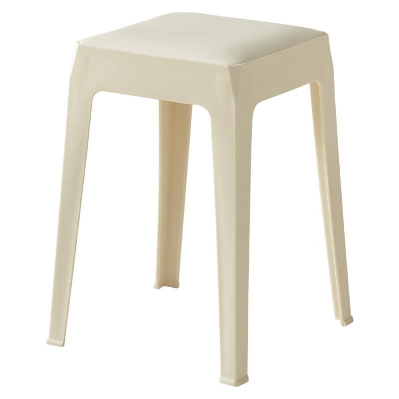 全友家居现代简约高脚凳子家用客厅网红板凳软包座面矮凳KD