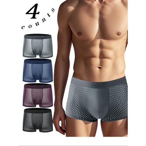K 58621 Mesh Breathable Striped Men Underwear 条纹男士内裤