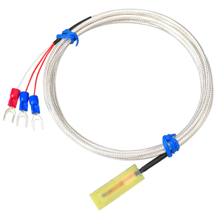 树脂贴片式绝缘pt100铂热电阻电机表面探头铜排线圈温度传感器