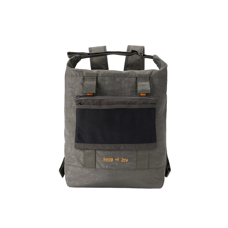 SONG OF JOY/阿颂2in1复古防泼水通勤双肩包轻便户外旅行尼龙背包