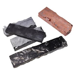 墨西哥黑曜石手工切制刀料打制适用加工雕刻手工刀料切割可定制尺