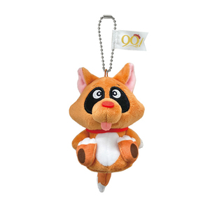 日本doraemon哆啦a梦正版90周年狐狸狗甘宝公仔玩偶毛绒挂件挂饰