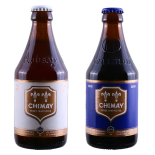 比利时进口修道院智美蓝帽/红帽/金帽精酿黑啤酒330ml*24瓶整箱