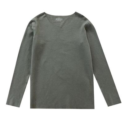 保暖德绒V领简约男士保暖上装