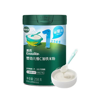 英氏米粉婴幼儿高铁米粉辅食6月+