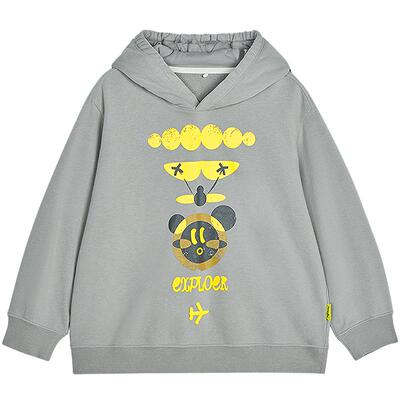 woobaby棉软毛圈25春季儿童卫衣
