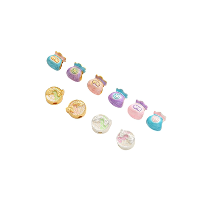 祢饰妮真金保色好运袋鱼得水隔珠