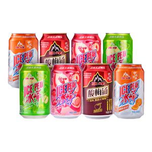 冰峰果味组合装8罐混搭碳酸饮料