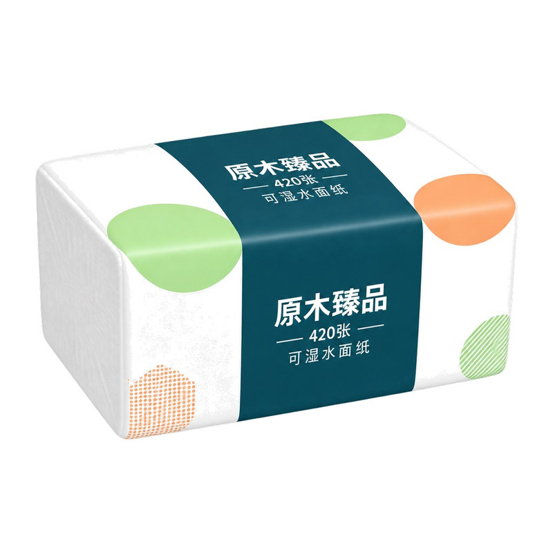 四月雨30包5层加厚印花抽纸