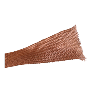 铜编织带金属屏蔽网紫铜裸铜软铜线防导电带套管编织网套接地线