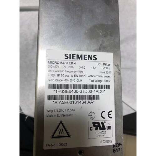 在线议价拆机6SE6400-3TD00-4AD0西门子，西门子6SE