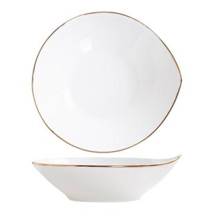 新款水滴蘸料碟家用骨瓷手捏小碟子陶瓷火锅调味碟日式酱油醋碟子