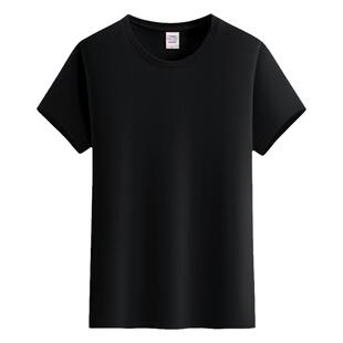 餐饮工作服短袖T恤纯棉圆领文化衫定制logo企业团队工衣厂服印字