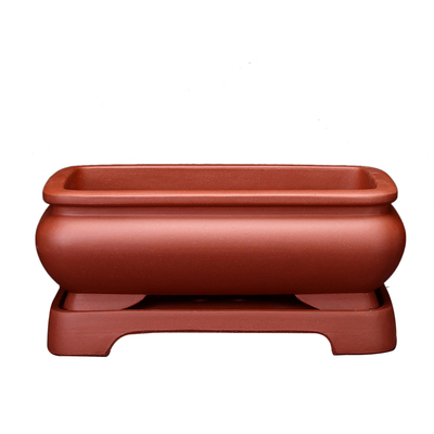 紫砂长方形盆景造景精品盆景盆