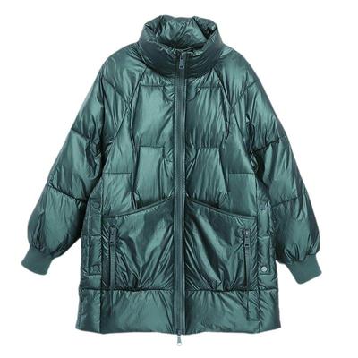 2025年新款棉服女中长款冬季韩版外套面包服棉袄宽松立领棉衣