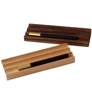 笔托架商务笔搁毛笔收纳笔托桌面笔座售后笔座办公笔托座