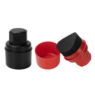 汽车轮胎上蜡海绵轮胎上光刷轮胎蜡刷子轮胎上蜡刷打蜡刷蜡擦工具