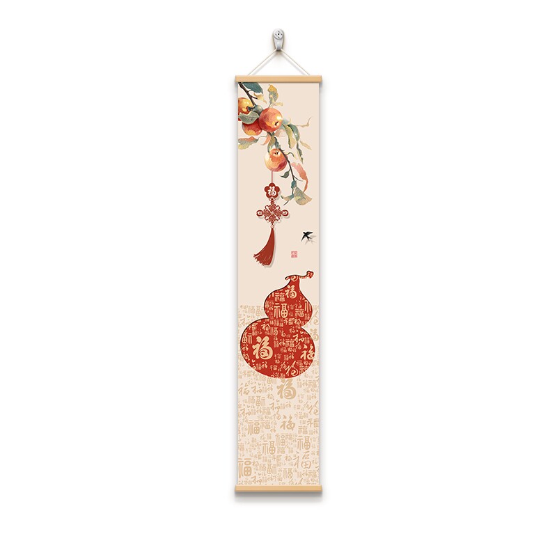 新中式葫芦入户玄关装饰画免打孔