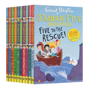 英文原版 The Famous Five Adventures 五个小伙伴历险记 少年冒险团 Enid Blyton 伊妮德·布莱顿  友谊冒险青少年英语课外阅读