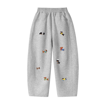 儿童弯刀裤大童百搭休闲裤