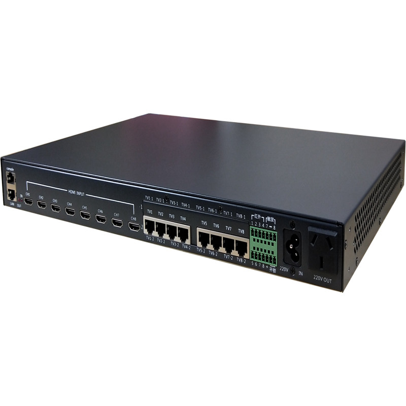 智慧家HDMI808-1UTP单网线高清智能影视交换机顶盒共享器视频矩阵